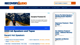 What Recoveryaudio.org website looked like in 2022 (1 year ago)