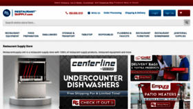 What Restaurantsupply.com website looked like in 2022 (1 year ago)
