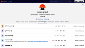 What Repo.getmonero.org website looked like in 2022 (1 year ago)