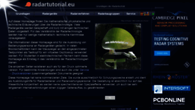 What Radartutorial.eu website looked like in 2022 (1 year ago)
