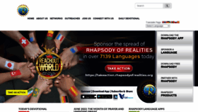 What Rhapsodyofrealities.org website looked like in 2022 (1 year ago)