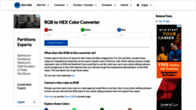 What Rgbtohex.net website looked like in 2022 (1 year ago)