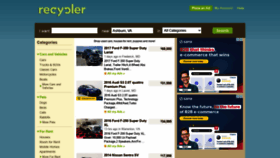 What Recycler.com website looked like in 2022 (1 year ago)
