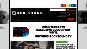 What Rocksound.tv website looked like in 2022 (1 year ago)