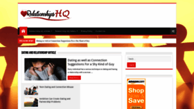 What Relationshipshq.com website looked like in 2022 (1 year ago)