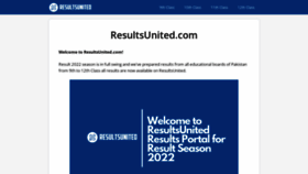 What Resultsunited.com website looked like in 2022 (1 year ago)