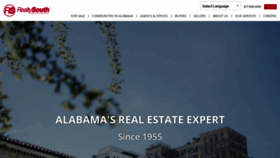 What Realtysouth.com website looked like in 2022 (1 year ago)