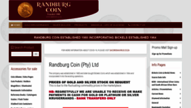 What Randcoin.co.za website looked like in 2022 (4 years ago)