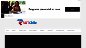 What Rutchile.cl website looked like in 2022 (1 year ago)