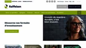 What Raiffeisen.lu website looked like in 2022 (1 year ago)