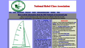 What Rebelsailor.com website looked like in 2022 (1 year ago)