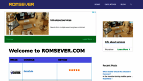 What Romsever.com website looked like in 2022 (1 year ago)