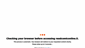 What Readcomiconline.li website looked like in 2022 (1 year ago)