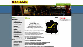 What Raf-mar-szewc.pl website looked like in 2022 (1 year ago)