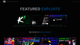 What Rblxexploits.com website looked like in 2022 (1 year ago)