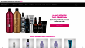What Redken.com website looked like in 2022 (1 year ago)