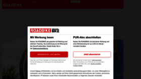 What Roadbike.de website looked like in 2022 (1 year ago)