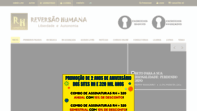 What Reversaohumana.com.br website looked like in 2022 (1 year ago)