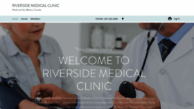 What Riversidemedicalclinic.net website looked like in 2022 (1 year ago)