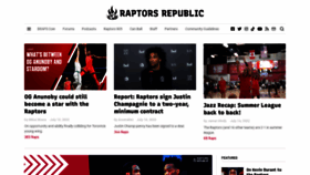 What Raptorsrepublic.com website looked like in 2022 (1 year ago)