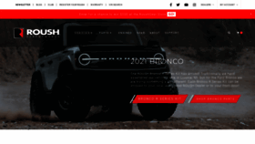 What Roushperformance.com website looked like in 2022 (1 year ago)