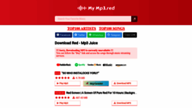 What Red.mp3juices.red website looked like in 2022 (1 year ago)