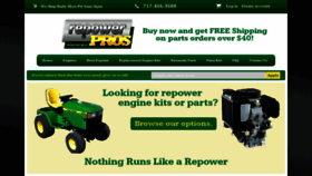 What Repowerpros.com website looked like in 2022 (1 year ago)