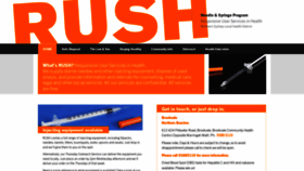 What Rushnsp.org.au website looked like in 2022 (1 year ago)