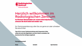 What Radiologie-mds.berlin website looked like in 2022 (1 year ago)