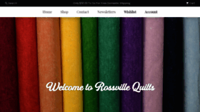 What Rossvillequilts.com website looked like in 2022 (1 year ago)