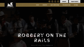 What Railtown1897.org website looked like in 2022 (1 year ago)