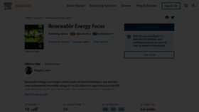 What Renewableenergyfocus.com website looked like in 2022 (1 year ago)