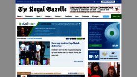 What Royalgazette.com website looked like in 2022 (1 year ago)