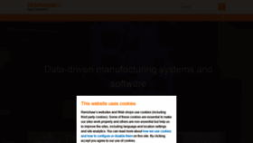 What Renishaw.com website looked like in 2022 (1 year ago)