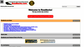 What Roadtechs.com website looked like in 2022 (1 year ago)