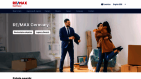 What Remax.de website looked like in 2022 (3 years ago)
