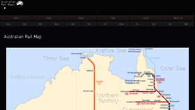 What Railmaps.com.au website looked like in 2022 (1 year ago)