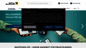 What Raiffeisen-ooe.at website looked like in 2022 (1 year ago)