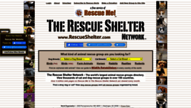 What Rescueshelter.com website looked like in 2022 (1 year ago)