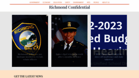What Richmondconfidential.org website looked like in 2022 (1 year ago)