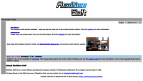What Realtimesoft.com website looked like in 2022 (1 year ago)