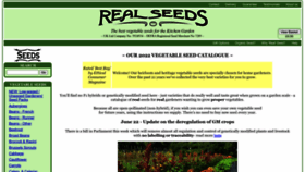What Realseeds.co.uk website looked like in 2022 (1 year ago)
