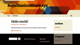 What Royalkasino88site.xyz website looked like in 2022 (1 year ago)