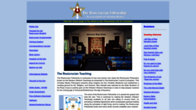 What Rosicrucian.com website looked like in 2022 (1 year ago)