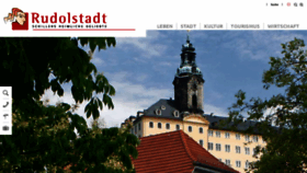 What Rudolstadt.de website looked like in 2022 (1 year ago)