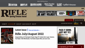 What Riflemagazine.com website looked like in 2022 (1 year ago)