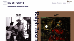 What Ralphbakshi.com website looked like in 2022 (1 year ago)