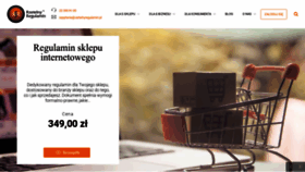 What Rzetelnyregulamin.pl website looked like in 2022 (1 year ago)