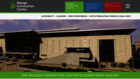 What Raleighconvention.com website looked like in 2022 (1 year ago)