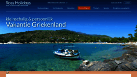 What Rossholidays.nl website looked like in 2022 (1 year ago)